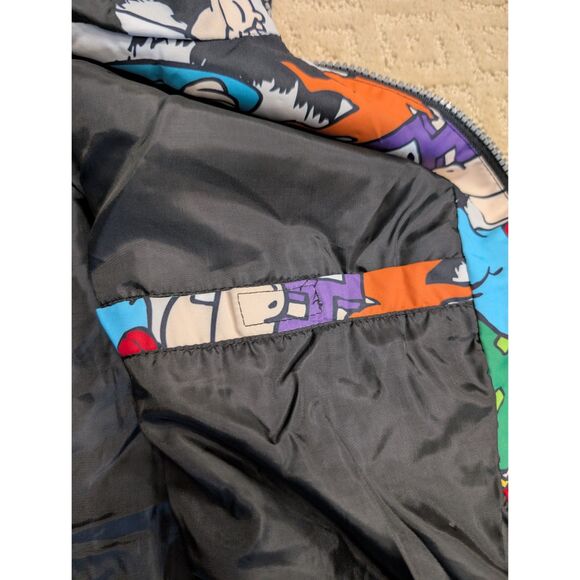 Members Only Nickelodeon Collaboration Hooded Jacket Mens Medium Lightweight - Picture 5 of 13